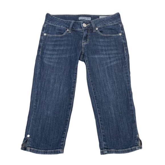 GUESS Emma Fit Medium Rise Ankle Skinny Capri Jean Sz 24 - Picture 2 of 5